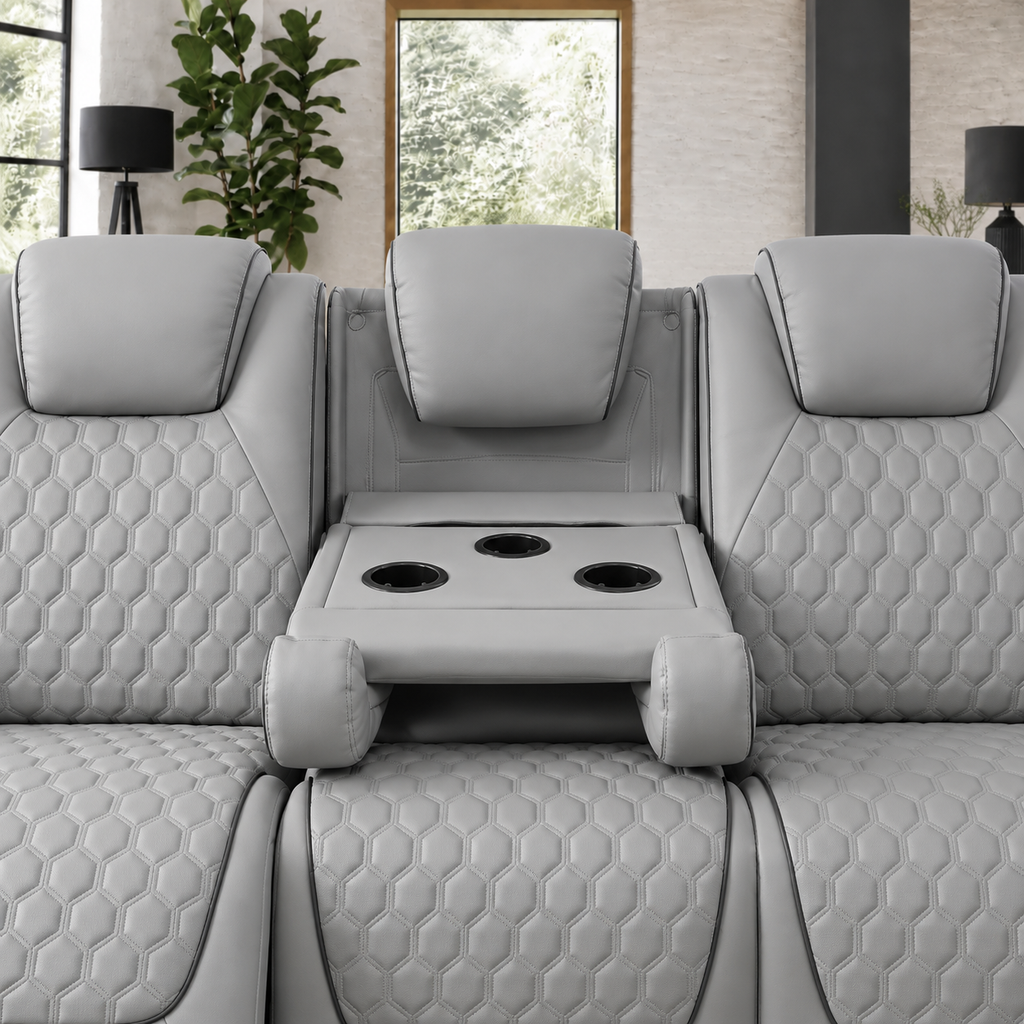 Siena 3 Seater Grey
