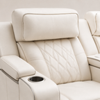 Florence 3 seater White