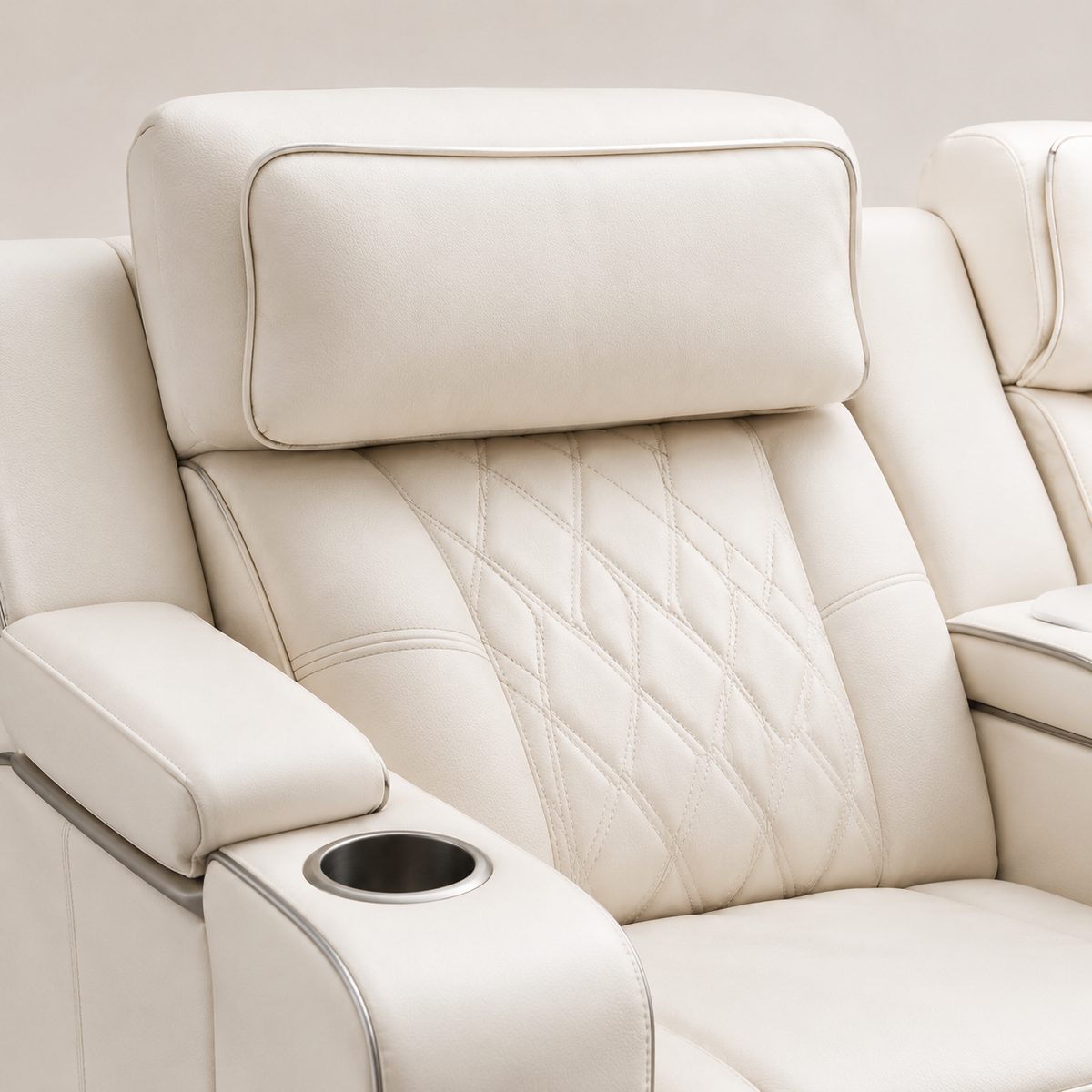 Florence 3 seater White