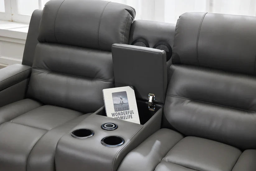 Milan - 2 Seater - Leather Recliner