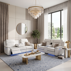 Florence 3+2 seater White