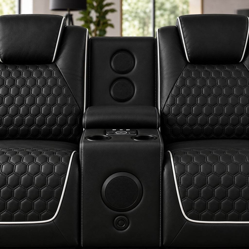 Siena 2 Seater Black