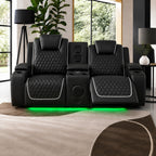 Siena 2 Seater Black
