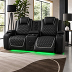 Siena 3+2 Seater Black
