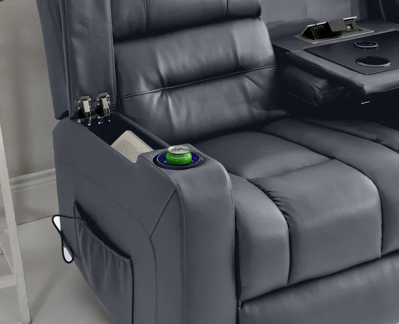 Milan - 3 Seater - Leather Recliner