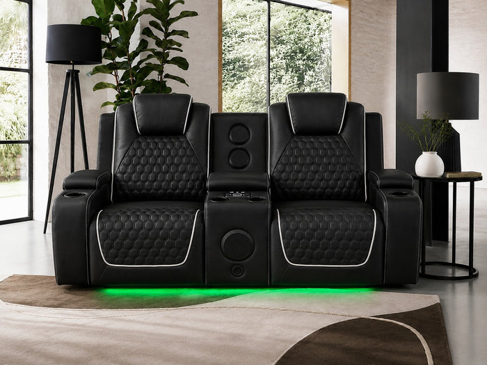 Siena 2 Seater Black