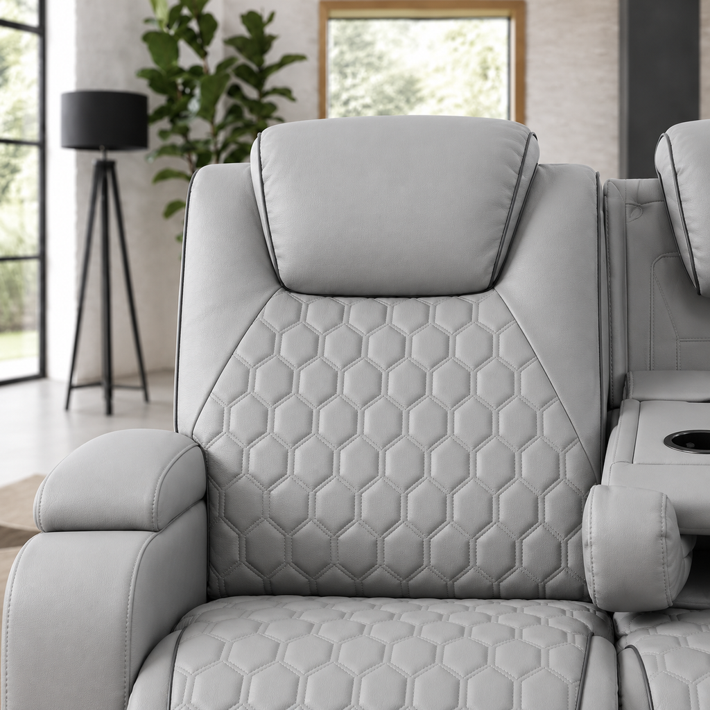 Siena 3 Seater Grey
