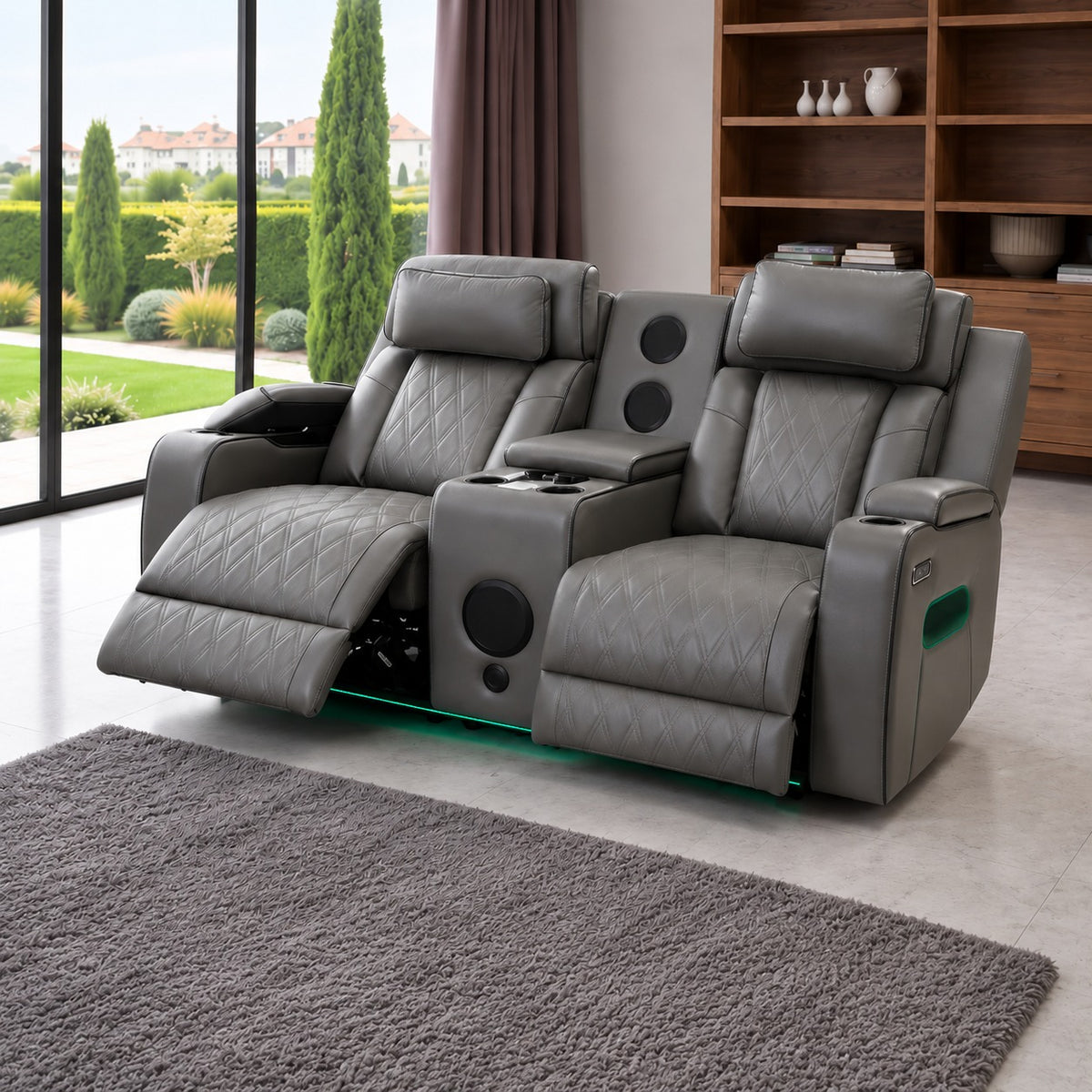 Florence 2 seater Grey