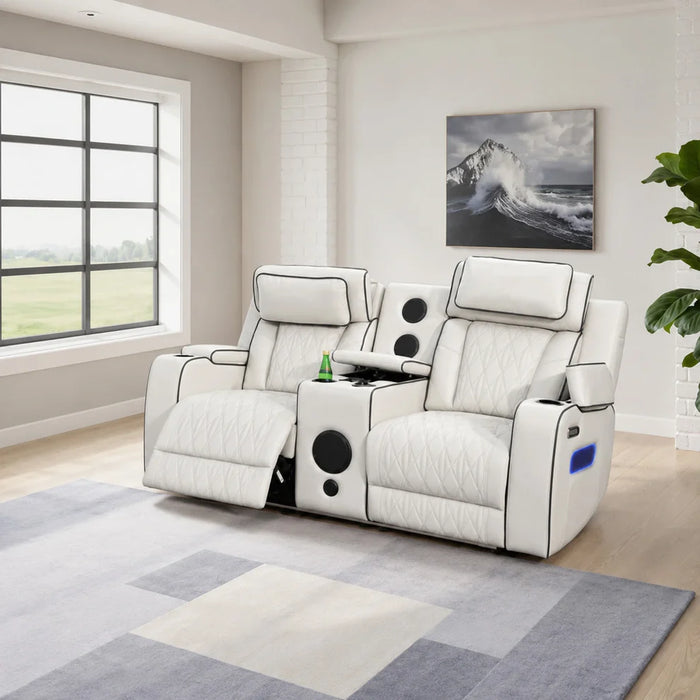 Florence 2 seater White