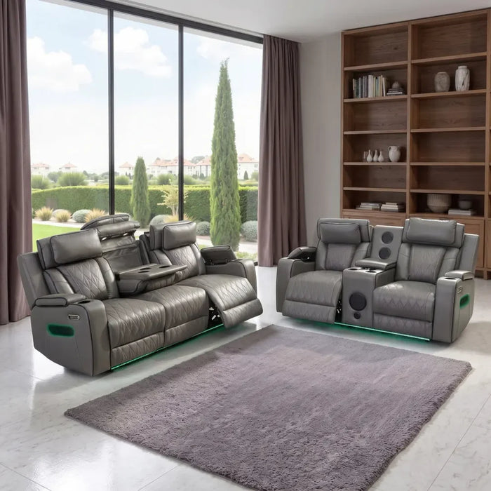 Florence 3+2 seater Grey
