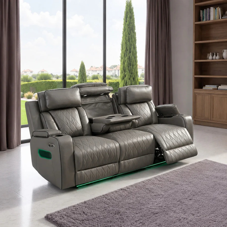 Florence 3 seater grey