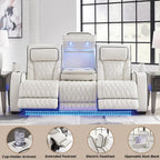 Florence 3 seater White